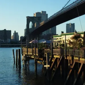 The River Cafe Print under Brooklyn Bridge The River Cafe Print under Brooklyn Bridge