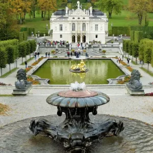 Schloss Linderhof Print, Bavaria Germany Schloss Linderhof Print, Bavaria Germany