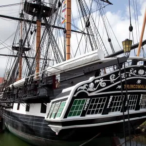 HMS Trincomalee Print - Stern View 1817 HMS Trincomalee Print - Stern View 1817