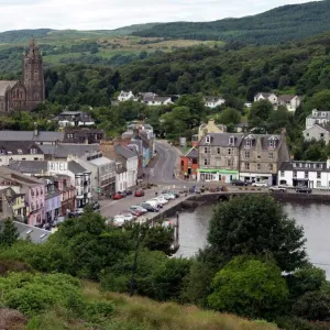 Tarbert Centre Print, East Loch Tarbert, Argyll, Scotland Tarbert Centre Print, East Loch Tarbert, Argyll, Scotland