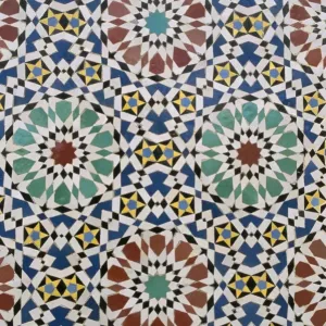 Detail of Moroccan Tilework Print Detail of Moroccan Tilework Print
