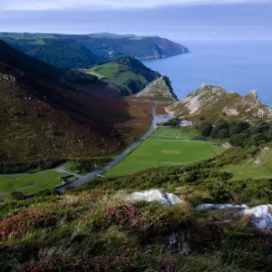 Valley of Rocks Print, Devon Coastline Valley of Rocks Print, Devon Coastline
