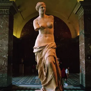 Venus de Milo Print, a marble sculpture reproduction Venus de Milo Print, a marble sculpture reproduction