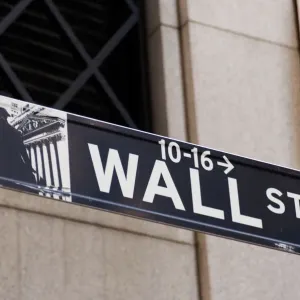 Manhattan Wall Street Sign Print Manhattan Wall Street Sign Print