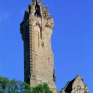 Wallace Monument Print, Stirling Scotland Wallace Monument Print, Stirling Scotland