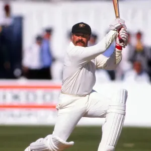 David Boon Cricket Print - England vs. Australia at Trent Bridge 1989 David Boon Cricket Print - England vs. Australia at Trent Bridge 1989