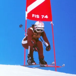 1973 FIS World Cup St. Moritz Alpine Skiing Print 1973 FIS World Cup St. Moritz Alpine Skiing Print