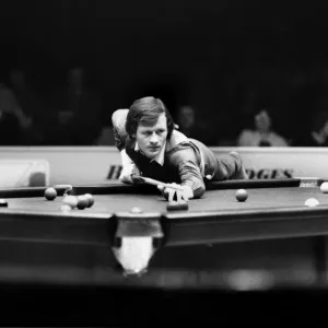 Alex Higgins Print at the 1981 Benson & Hedges Masters