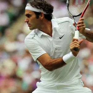 Roger Federer Print - 2011 Wimbledon Tennis Match