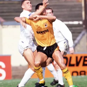 Wolverhampton Wanderers v Leeds United Print, 31/3/90 Wolverhampton Wanderers v Leeds United Print, 31/3/90