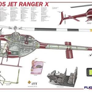 Bell 505 Print Cutaway Bell 505 Print Cutaway
