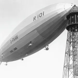 R101 Airship Print R101 Airship Print