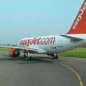 Airbus A319 Easyjet Print at London Stansted Airbus A319 Easyjet Print at London Stansted