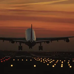 Airbus A340 Sunrise Print Airbus A340 Sunrise Print
