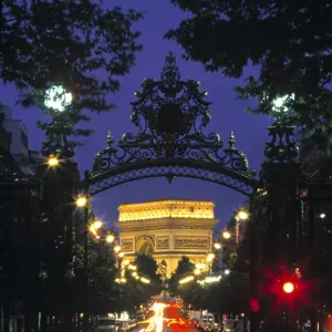 Arc de Triomphe Print, Paris, France