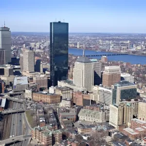 Back Bay Boston Print, Massachusetts USA Back Bay Boston Print, Massachusetts USA
