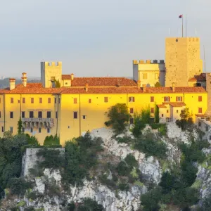 Duino Castle Print at Dawn, Friuli Venezia Giulia, Italy Duino Castle Print at Dawn, Friuli Venezia Giulia, Italy