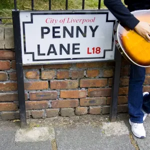 Penny Lane Print, Liverpool England Penny Lane Print, Liverpool England