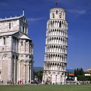 Leaning Tower of Pisa Print, Tuscany Italy Leaning Tower of Pisa Print, Tuscany Italy