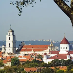 Lithuania Print: St John's Church and 16th Century Bell Tower Lithuania Print: St John's Church and 16th Century Bell Tower