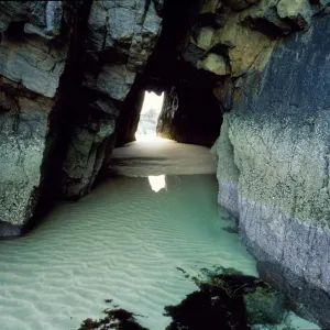 Rights Managed Rock Tunnel Print at Traigh Mhor Rights Managed Rock Tunnel Print at Traigh Mhor