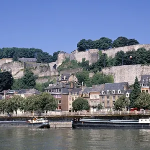 River Meuse and Citadel Print, Namur, Belgium