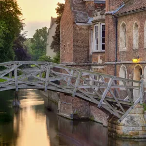 Cambridge's Mathematical Bridge Print, Queens College Cambridge's Mathematical Bridge Print, Queens College