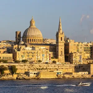 Valletta, Malta Print - View over Old Town Valletta, Malta Print - View over Old Town