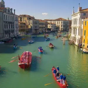 Print of Venice Grand Canal Regatta Print of Venice Grand Canal Regatta