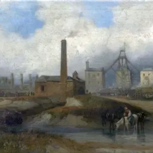 Escena Industrial - John Wilson Carmichael Escena Industrial - John Wilson Carmichael