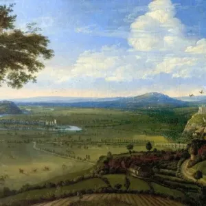 Visión de Nottingham desde el Este - Jan Siberechts (atribuido a) Visión de Nottingham desde el Este - Jan Siberechts (atribuido a)
