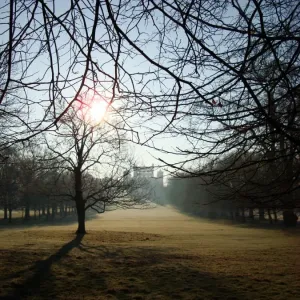 Wollaton Hall Winter Morning Print Wollaton Hall Winter Morning Print