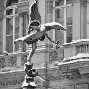 Piccadilly Circus Eros Statue Print Piccadilly Circus Eros Statue Print