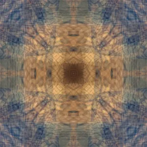 Blue and tan abstract Print Blue and tan abstract Print