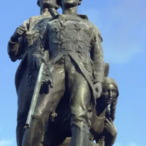 Bronze Statue Print of Lewis and Clark with Sacagawea Bronze Statue Print of Lewis and Clark with Sacagawea