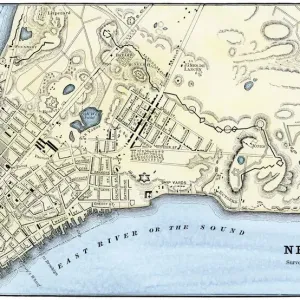 Mappa di Manhattan, anni '80 Mappa di Manhattan, anni '80