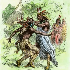 Tecumseh et son frère, Le Prophète. Tecumseh et son frère, Le Prophète.