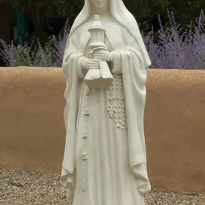 Saint Clare Statue Print, New Mexico Saint Clare Statue Print, New Mexico