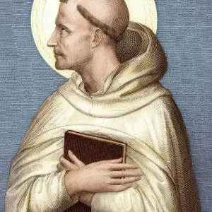 St Bernard of Clairvaux Digital Print