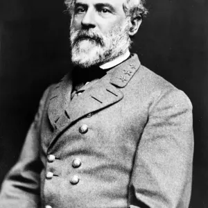 Robert E. Lee Print, 1863 Photograph by Julian Vannerson Robert E. Lee Print, 1863 Photograph by Julian Vannerson