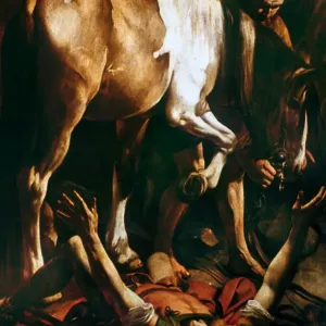 Caravaggio Print: Conversion of St. Paul Oil on Canvas, 1603 Caravaggio Print: Conversion of St. Paul Oil on Canvas, 1603