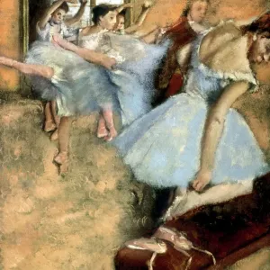 Print of Degas' Oil on Canvas: A Ballet Class Print of Degas' Oil on Canvas: A Ballet Class
