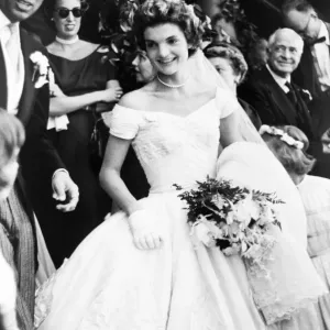 Jacqueline Kennedy Wedding Day Print Jacqueline Kennedy Wedding Day Print