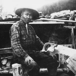 Print of Ah Can, a Chinese herbalist in Warrens, Idaho Print of Ah Can, a Chinese herbalist in Warrens, Idaho