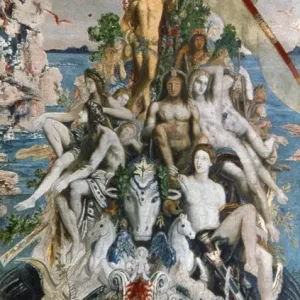 Print of MOREAU: ARGONAUTS. Oil on canvas, 1890-97 Print of MOREAU: ARGONAUTS. Oil on canvas, 1890-97