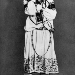 Print of a soloist from the first English production of The Rite of Spring Print of a soloist from the first English production of The Rite of Spring