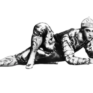 Print of Vaslav Nijinsky Dancing in Les Orientales, c1911 Print of Vaslav Nijinsky Dancing in Les Orientales, c1911