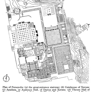 Iran : Plan de Persépolis Iran : Plan de Persépolis