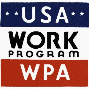 WPA Symbol Print, 1935 WPA Symbol Print, 1935