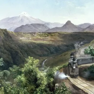 Velasco: The Train Print, 1897 Oil on Canvas Velasco: The Train Print, 1897 Oil on Canvas